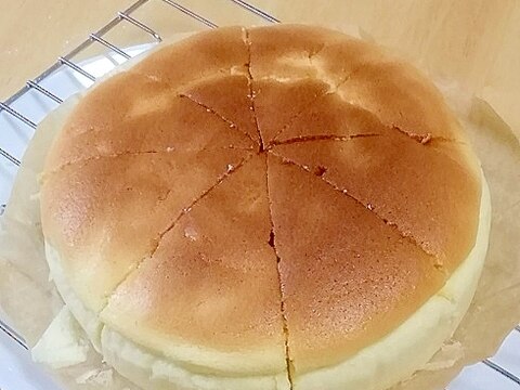 面倒な計量なし！スフレチーズケーキ